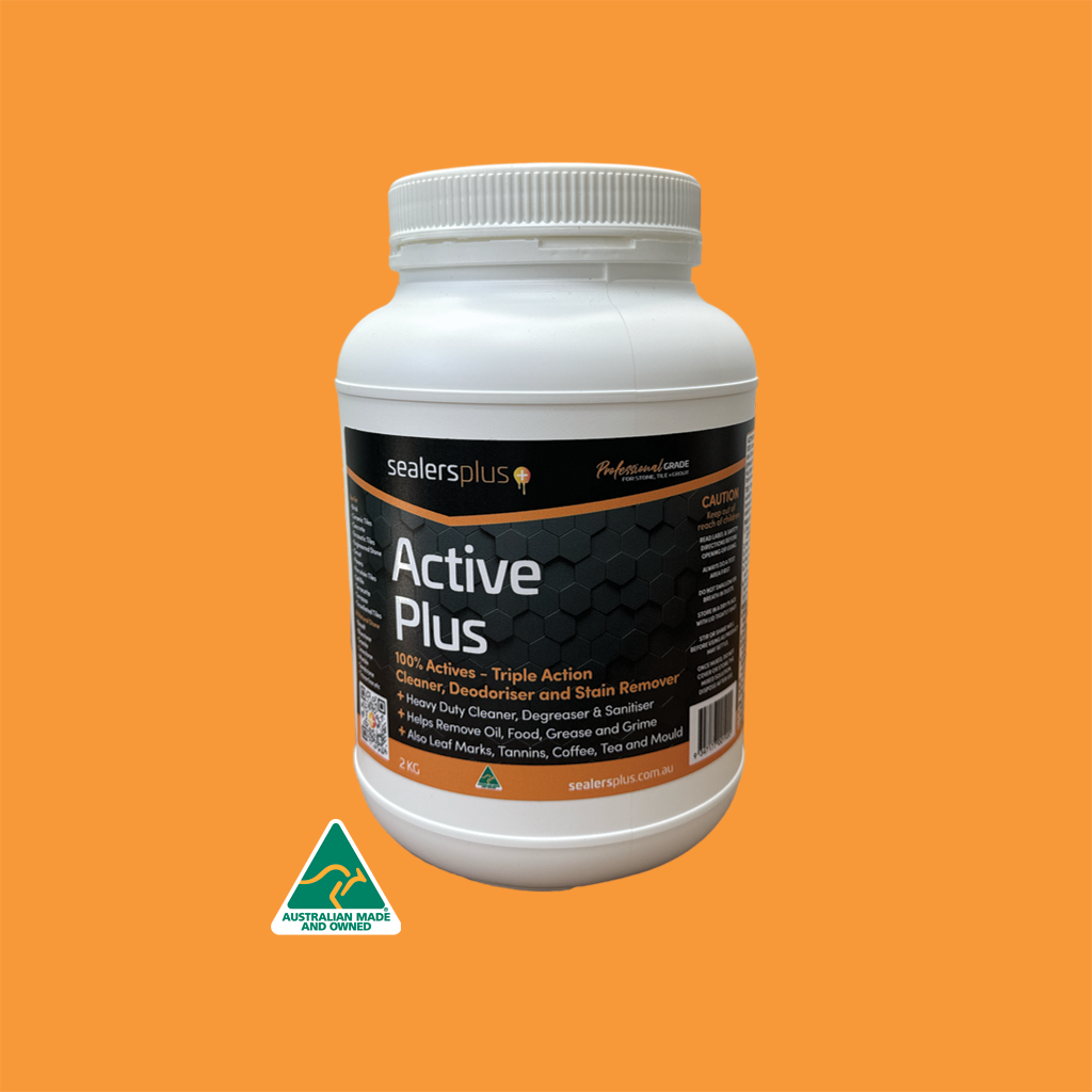 Active Plus pack shot – leaf, mould, tannin and heavy duty cleaner for hard surfaces