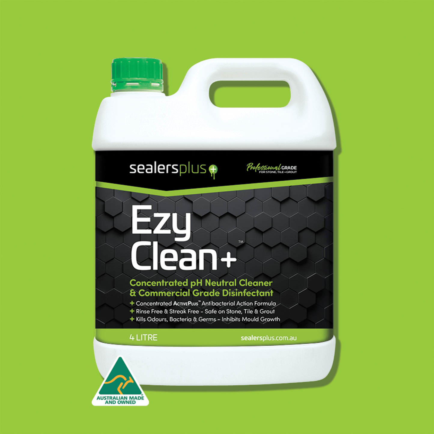 EZYCLEAN+ - pH Neutral Concentrated Stone, Tile & Grout Cleaner + Disinfectant