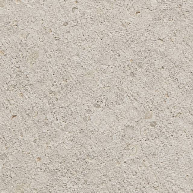 Flamed limestone close up