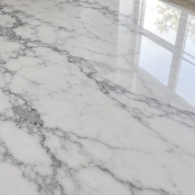 Polished marble close up