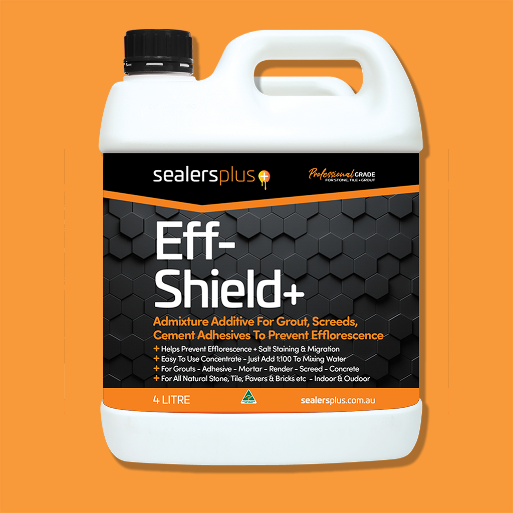 Eff-Shield+ pack shot – additive for grout, concrete, adhesive and screed for efflorescence control