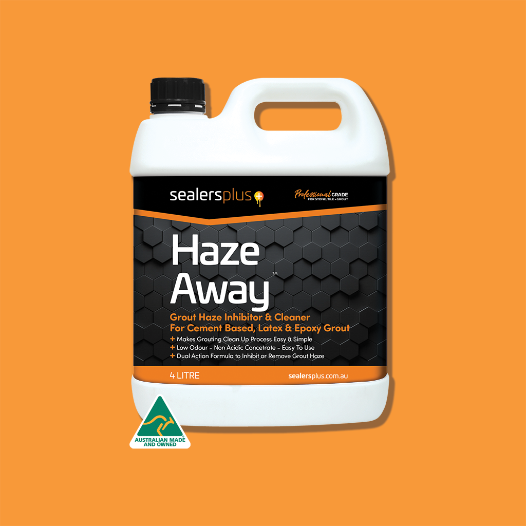 Haze Away pack shot – grout haze cleaner and inhibitor