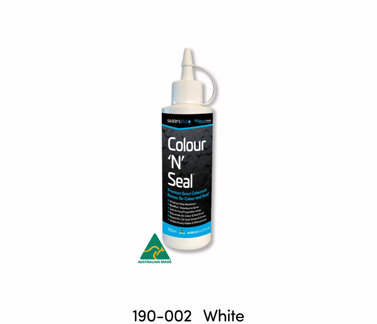 Colour'N'Seal grout colour swatch: White