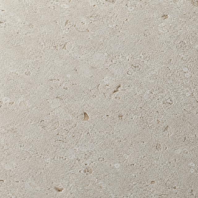 Sandblasted limestone close up